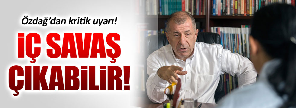 Ümit Özdağ'dan kritik uyarı: 