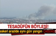 İstanbul'da iki askeri arazide yangın çıktı!
