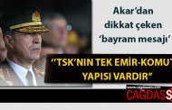 Hulusi Akar'dan 'Kurban Bayramı' mesajı!