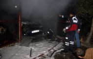 Safranbolu'da Garaj Yangını