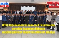 Vali Aktaş Safranbolu köy muhtarları ile bir araya geldi