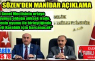 Sözen: “Asfaltsız köy yolu kalmayacak “