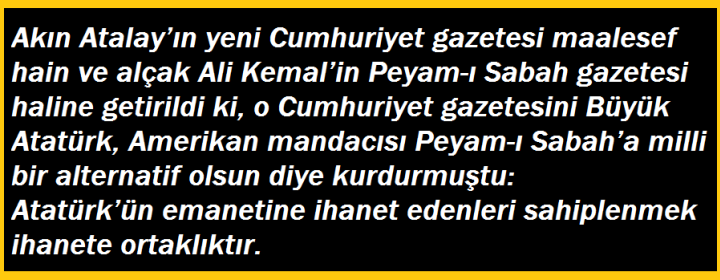 Sabahattin Önkibar: Cumhuriyet gazetesi nasıl Peyam-ı Sabah oldu?