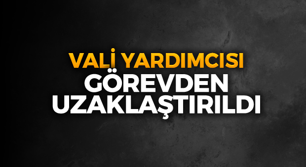 VALİ YARDIMCISI GÖREVDEN UZAKLAŞTIRILDI