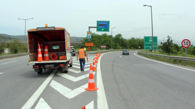 Gerede-Karabük Bağlantı Yolunda Üst Yapı Çalışması4