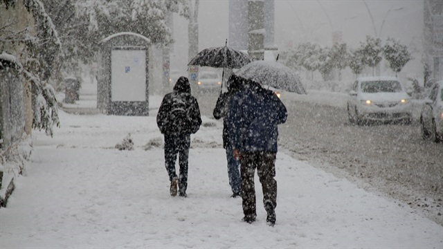 Karabük'te Kar Yağışı